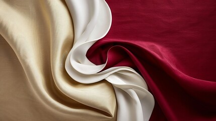 Fototapete - Silk Fabric Texture.