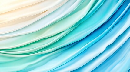 Aufkleber - Blue and White Abstract.