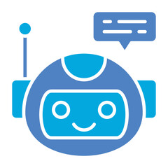 Wall Mural - Chatbot Icon