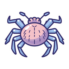 Sticker - Dust mite allergy vector icon