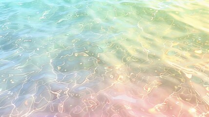Aufkleber - Water Ripples Pastel.