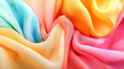 Fototapete - Colorful Fabric Texture.
