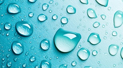 Poster - Water Drops Texture.