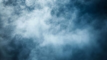 Poster - Blue Smoke Background.