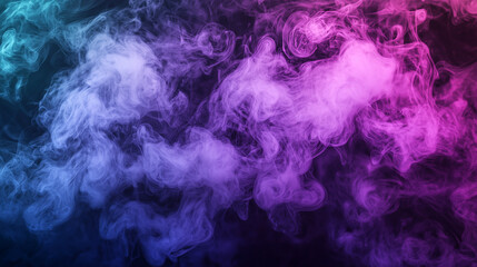 Colorful dust smoke wallpaper background, 2 color grade, horizontal image texture