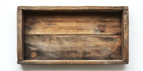 Wall Mural - Rustic Wooden Tray