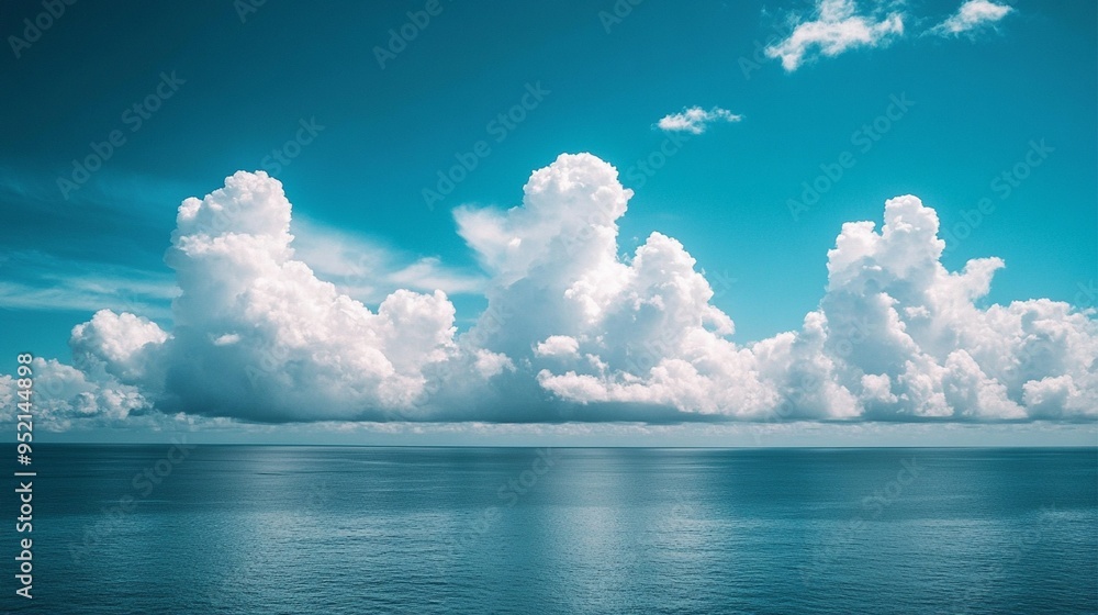 Image of calm sea weather with clouds, captured with a Nikon Z6 II and ...