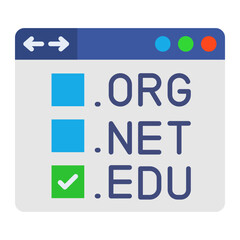 Poster - Domain registration Icon