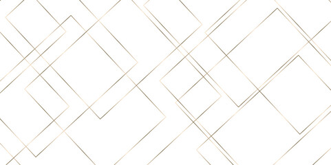 Wall Mural - Mondrian style of diagonal square pattern vector. Design geometric tile gold on black background. Modern style of hipster isolated. Monochrome concept. diamond pattern background.	
