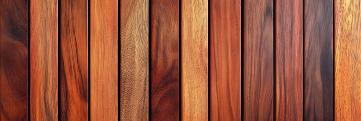 Sticker - Wooden Panel Background