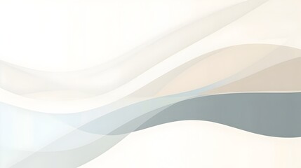 Minimalist and clean slide background design featuring warm grey soft white light silver and pale blue tones leaving the central space blank for adding content or text
