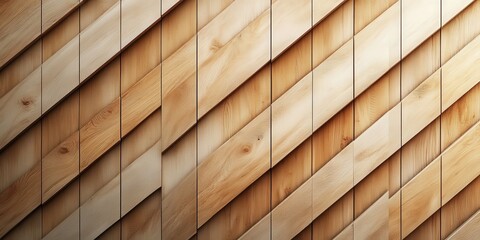 Canvas Print - Wooden Wall Pattern