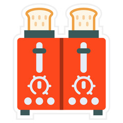 Canvas Print - Toaster Icon