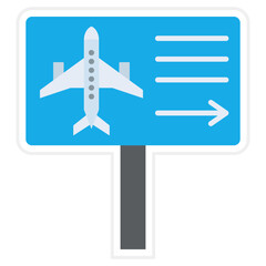 Poster - Airport Icon