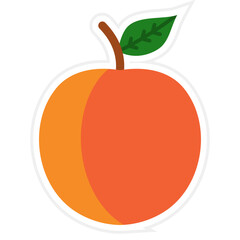 Sticker - Peach Icon