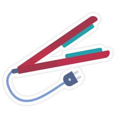 Sticker - Straightener Icon