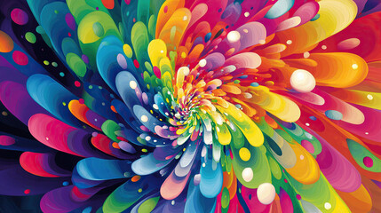 Wall Mural - Abstract colorful background