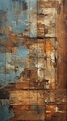 Wall Mural - old wood background