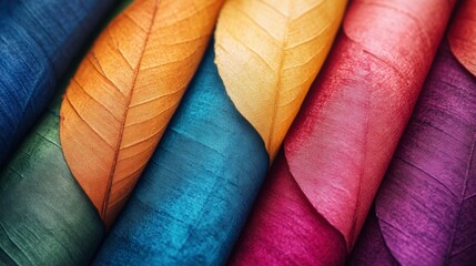 Colorful Leaf Fabric