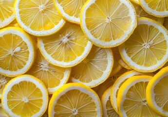 Wall Mural - Lemon Slices Texture