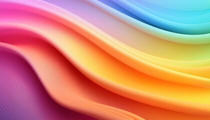 Poster - color gradient wave background