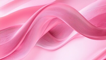 Poster - an abstract image of pink waves