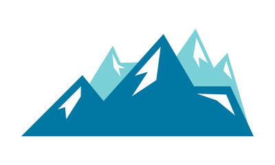 Poster - peak mountain vector logo