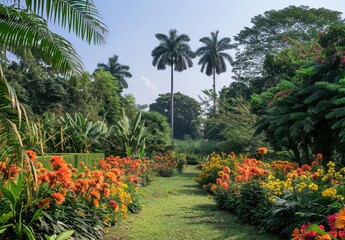 Poster - Tropical Garden Path