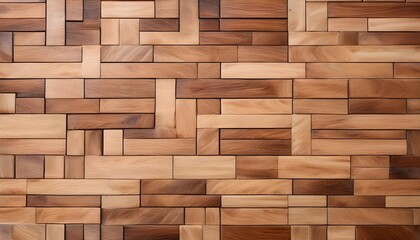 Wall Mural - patch wood floor surface texture background