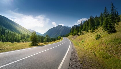 Canvas Print - road in the mountain