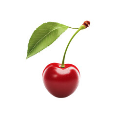 Cherry isolated on transparent background