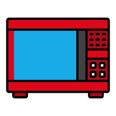 Sticker - Microwave Icon