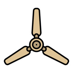 Sticker - Fan Icon