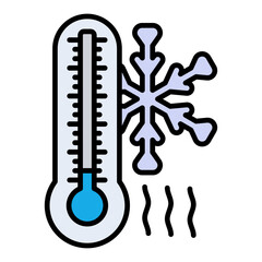 Sticker - Cold temperature Icon