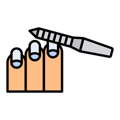 Sticker - Nail file Icon