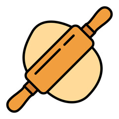 Sticker - Rolling pin Icon