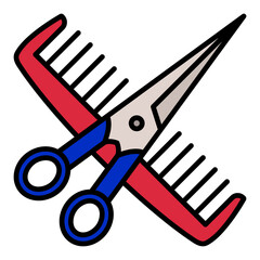 Sticker - Hair salon Icon