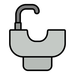 Sticker - Hair wash sink Icon