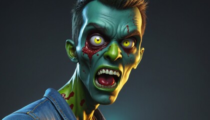 cartoon zombie illustration