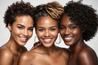 © Dwi - beauty and happy black women for natural wellness, skincare and togetherness, empowerment or unity