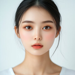 close up portrait of a woman