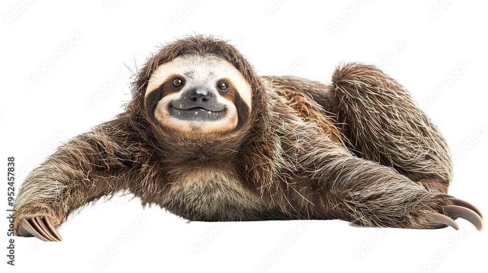Sloth isolated on transparent background, PNG Stock Photo | Adobe Stock
