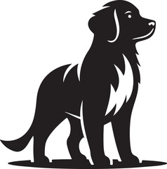 Wall Mural - Dog Silhouette vector Illustration