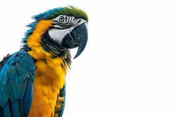 Wall Mural - a colorful parrot sitting on top of a tree branch