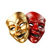 © AnyaPNG - comedy masks transparent background