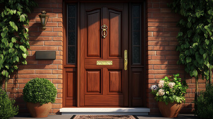 Poster - Wooden door