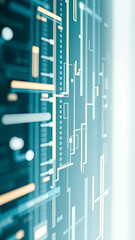 Wall Mural - abstract technology background