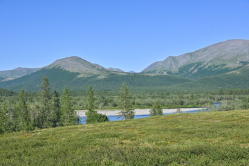 Mountain landscape.