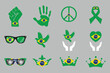© Ahmed - Flag of Brazil Set, original and simple Brazil flag Bundle, vector illustration of Brazil flag Collection