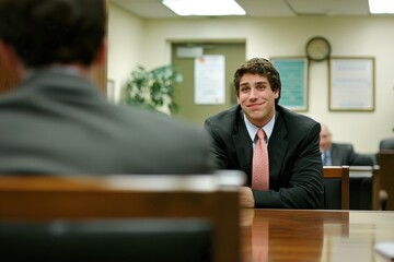 Aufkleber - Humor breaks the tension in a job interview